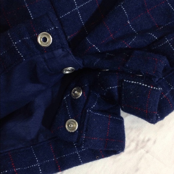 Janie & Jack Layette Boy Blue Wool Shortalls 0-3M - Picture 7 of 8